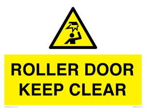 ROLLER DOOR KEEP CLEAR